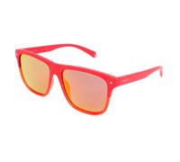 Pld 6041s Quadrat Rot Sonnenbrille Einheitsgröße