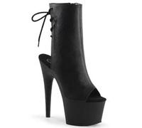 Pleaser ADORE-1018 Blk Pat/Blk, Schwarz Kunstleder Schwarz Matt, 43 EU