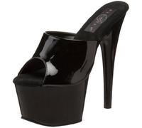Pleaser ADORE-701 Damen Sandalen, Schwarz (Blk Pat/Blk), 39 EU (6 DDamen UK)