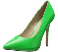 Pleaser Amuse 20 - Damenschuhe mit Absatz, Neon Green Pat, 36 EU