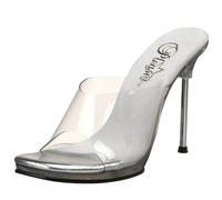 Pleaser CHIC-01, Damen Stöckelschuh, transparent - durchsichtig - Größe: EU 38