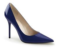 Pleaser CLASSIQUE-20, Damen Pumps, Navy Blue Pat, 42 EU
