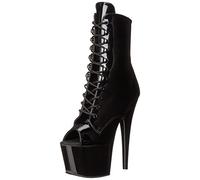 Pleaser ADORE-1021 Damen Stiefelette Schwarz Lack EU 39