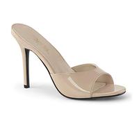 Pleaser Damen Classique-01 Offene Sandalen, Nude Pat, 40 EU