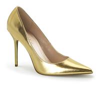 Pleaser Damen Classique 20 Pumps, Polyurethan Gold Metallic, 44 EU