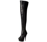 Pleaser Shoes Delight-3000 Weiblich Schwarz