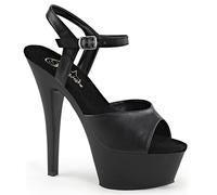 Pleaser Damen Kiss-209 Plateausandalen, Schwarz (Schwarz), 41 EU