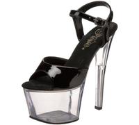 Pleaser Damen Sky-309 Plateau, Black (Blk Pat/Clr), 41 EU