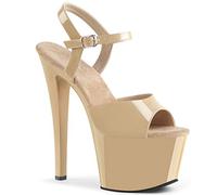 Pleaser Damen Sky 309 Sandale mit Absatz, Cream Pat Cream, 38 EU