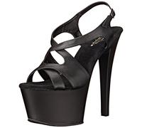 Pleaser Damen Sky-330 Plateausandalen, Schwarz (Schwarz), 40 EU