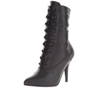 Pleaser Damen VANITY-1020 Kurzschaft Stiefel, Schwarz (Schwarz (Blk Faux Leather), 39