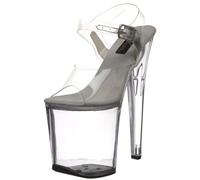 Pleaser Damen Xtreme-808 Sandalen, Transparent (Transparent), 43 EU