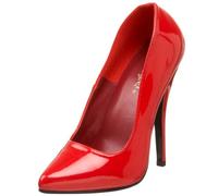 Pleaser Dom420/R Damen Pumps, Rot, 42 EU