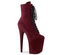 Pleaser FLAMINGO-1020FS Burgundy Faux Suede/Burgundy Faux Suede UK 7 (EU 40)