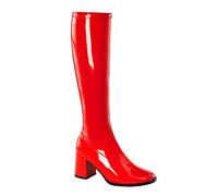 Pleaser Gogo 300, Damen Stiefel, Rot (Red Str Pat), 42 EU