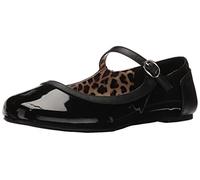 Pleaser Pink Label ANNA-02, Damen Geschlossene Ballerinas, Schwarz (Blk Pat-Faux Leather), 43 EU (10 UK)
