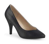 Pleaser Pink Label DREAM-420W Blk Faux Leather UK 11 (EU 44)