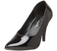 Pleaser Pink Label Dream-420w, Damen Pumps, Schwarz (Schwarz (Blk Pat)), 46 EU (13 UK)