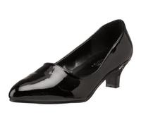 Pleaser Pink Label FAB-420, Damen Geschlossen Pumps, Schwarz (Blk Pat), 43 EU