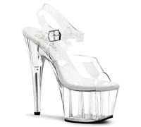 Pleaser PLEASER ADORE-708, Damen Plateau Sandalen, Transparent (transparent (Clr/Clr)), 41 EU