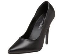 Pleaser SEDUCE-420V Blk Faux Leather UK 9 (EU 42)