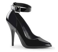 Pleaser SEDUCE-431, Damen Pumps, Schwarz (Schwarz (Blk Pat)), 37 EU (4 UK)