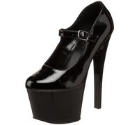 Pleaser SKY-387, Damen Plateaupumps, Schwarz (Schwarz), 42 EU