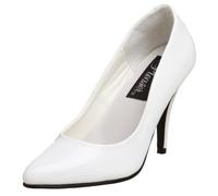 Pleaser vanity-420, Design schwarzer Schuh Damen, weiß - Blanco(Lack Weiß) - Größe: 41 EU