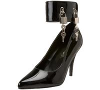 Pleaser VANITY-434, Damen Pumps, Schwarz (Schwarz (Blk Pat)), 44 EU (11 Damen UK)