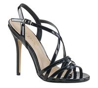 PleaserUSA Riemchen Sandalen Amuse-13 Lack schwarz Gr.41,5
