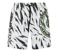 Plein Sport - Badehose Tiger - Größe XXL - weiß