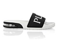 Strandschuh PLEIN SPORT "Badeschuhe", Damen, Gr. 40, Normalschaft, schwarz-weiß (0102, weiß, schwarz), Schuhe Strandschuh (27087059-40) 0102, weiß, schwarz