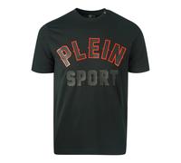 Plein Sport Block-Logo Schwarzes T-Shirt M