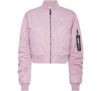 Blouson PLEIN SPORT "Icon", Damen, Gr. M, rosa (03, rose, pink), Obermaterial: 100% Polyamid; Futter: 100% Polyester; Füllung: 100% Polyester, Jacken Blouson (24016226-M) 03, rose, pink