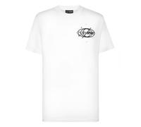 Plein Sport Cotton T-Shirt Round Neck Ss Logos M