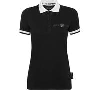 PLEIN SPORT Damen Polo BASIC (PP8255) S Schwarz