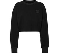 Sweatshirt PLEIN SPORT "Sweatshirt", Mädchen, Gr. XS, schwarz (02, schwarz), Obermaterial: 77% Baumwolle, 23% Polyester, Sweatshirts Sweatshirt (49470140-XS) 02, schwarz