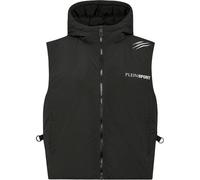 Daunenweste PLEIN SPORT "Scratch", Damen, Gr. M, schwarz (02, schwarz), Obermaterial: 100% Polyamid, 100% Polyester; Futter: 100% Polyester; Füllung: 100% Polyester, Westen (66808056-M) 02, schwarz