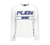 PLEIN SPORT FELPA SENZA ZIP UOMO BIANCO