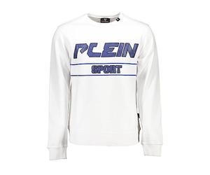PLEIN SPORT FELPA SENZA ZIP UOMO BIANCO