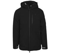 Plein Sport Gepolsterte Kleine Rundlogo Markierte Schwarze Jacke L