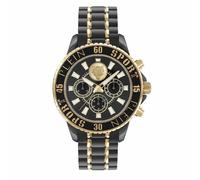 Plein Sport Herren Uhr Chronograph Analog Quarz Glam Chrono PSMEA0624 Edelstahl