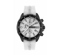Plein Sport Herren Chronograph IMPACT PSBEA0224 Schwarz Weiss 46 mm