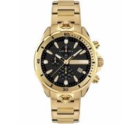 Plein Sport Herren Chronograph IMPACT PSBEA0724 Gold/Schwarz 46 mm