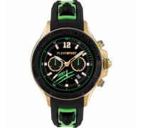 Plein Sport Herren Uhr Chronograph Analog Quarz WARRIOR TECH PS6BA0424 Silikon