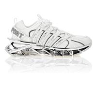 PLEIN SPORT Herren Halbschuhe Runner Sneaker 46 Wei? 112