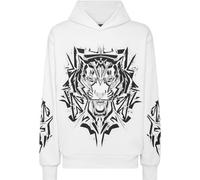 PLEIN SPORT Herren Kapuzensweat THUNDER TIGER (PP789) XXL Wei?