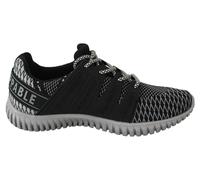 Plein Sport Herren Schwarz Polyester Runner Mason Turnschuhe Schuhe EU 40,5 / UK 7