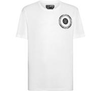 T-Shirt PLEIN SPORT "Carbon Tiger", Herren, Gr. XXL, weiß (01, weiß), Obermaterial: 100% Baumwolle, Shirts (40662128-XXL) 01, weiß