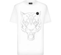 PLEIN SPORT Herren Shirt TIGER (PP22425) 4XL Wei? 112